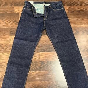 H & M - Men's Dark Denim Blue Jeans 36/32